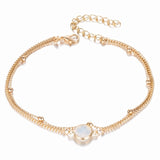 Simple Heart Female Anklets Barefoot Crochet Sandals Foot Jewelry Leg New Anklets On Foot Ankle Bracelets For Women Leg Chain