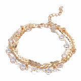 Simple Heart Female Anklets Barefoot Crochet Sandals Foot Jewelry Leg New Anklets On Foot Ankle Bracelets For Women Leg Chain